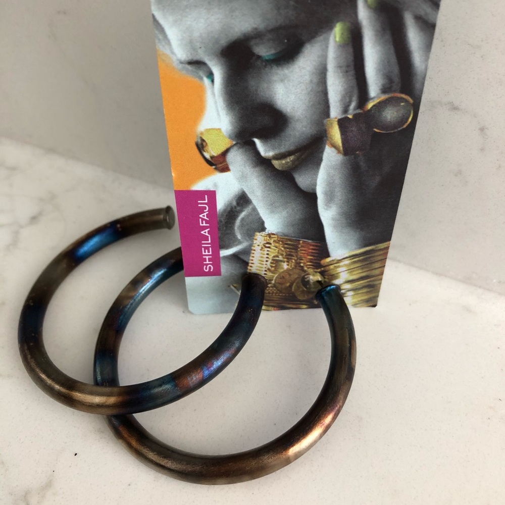 Shelia Fajl hoops. Beautiful hoops light weight.